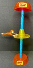 Vintage Curious George Spinning Acrobat on Spiral Stick Toy  — photo 1