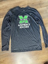 Mens Nike Marshall Thundering Herd Long Sleeve Shirt Large