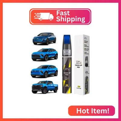 XNA Car Touch Up Paint (Riptide Blue Metallic(GJV/WA121J)) for Chevrolet, 2 in 1