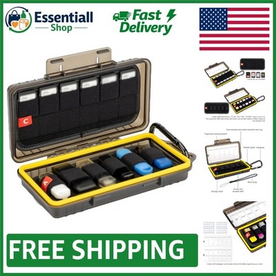 Eco-Friendly USB Organizer Case - Holds 12 USBs & 24 Memory Cards Securely