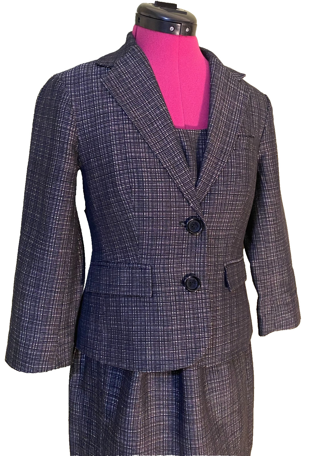 Michael Kors Women's 2 Piece Tweed Style Dress Suit, Size 4, Excellent Cond