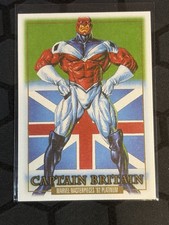 2024 SkyBox Marvel Masterpieces 92 Platinum Captain Britain #15 Canvas