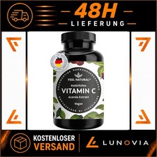 Natürliches Vitamin C - Acerola Extrakt - 180 vegane Kapseln