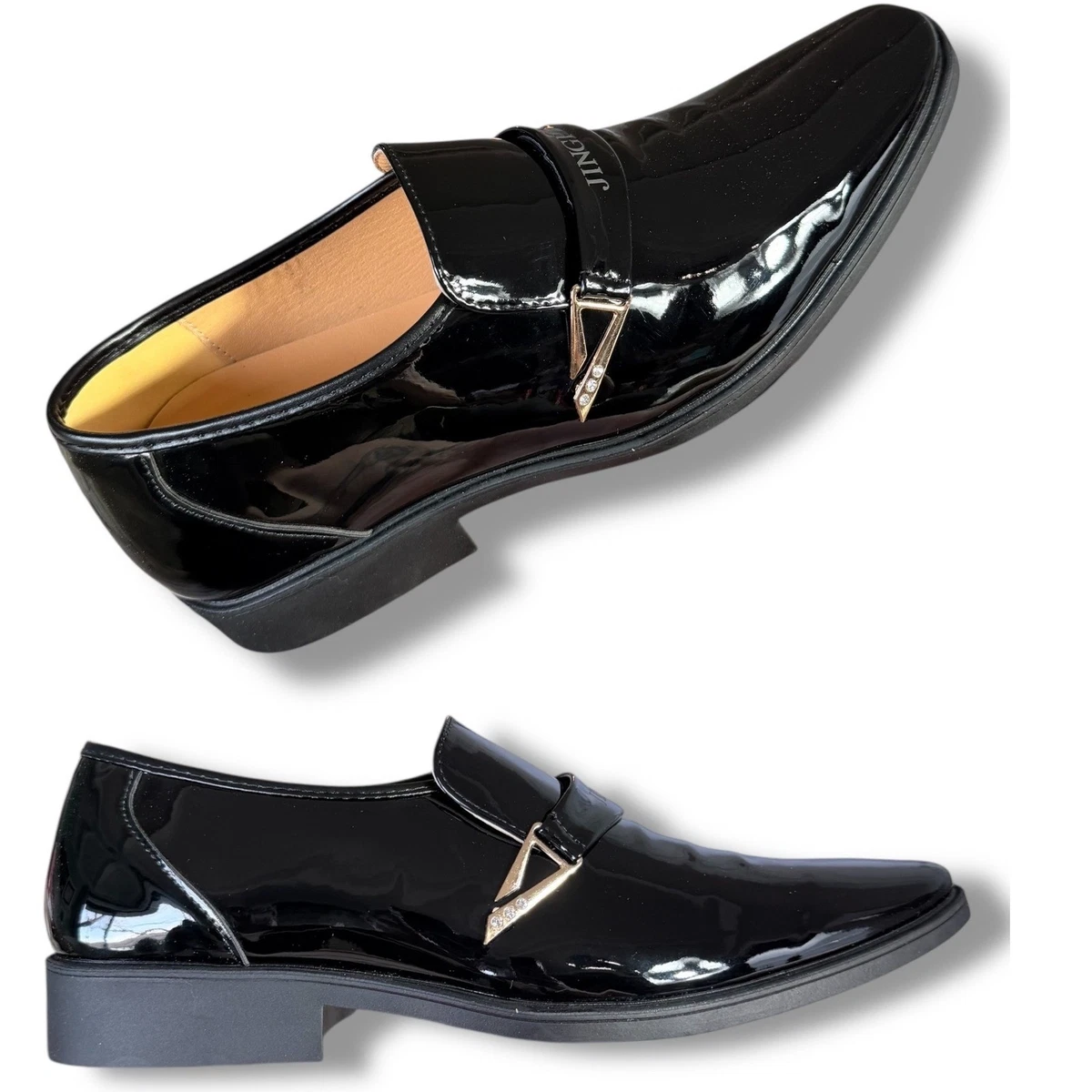 Patent Leather Dress Monk Strap Shoes for Men for sale | eBay display picture 1