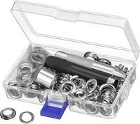 ÖSenzange Set Mit 12Mm TüLle Und 100 ÖSen Scheiben Grommet Werkzeug Kit