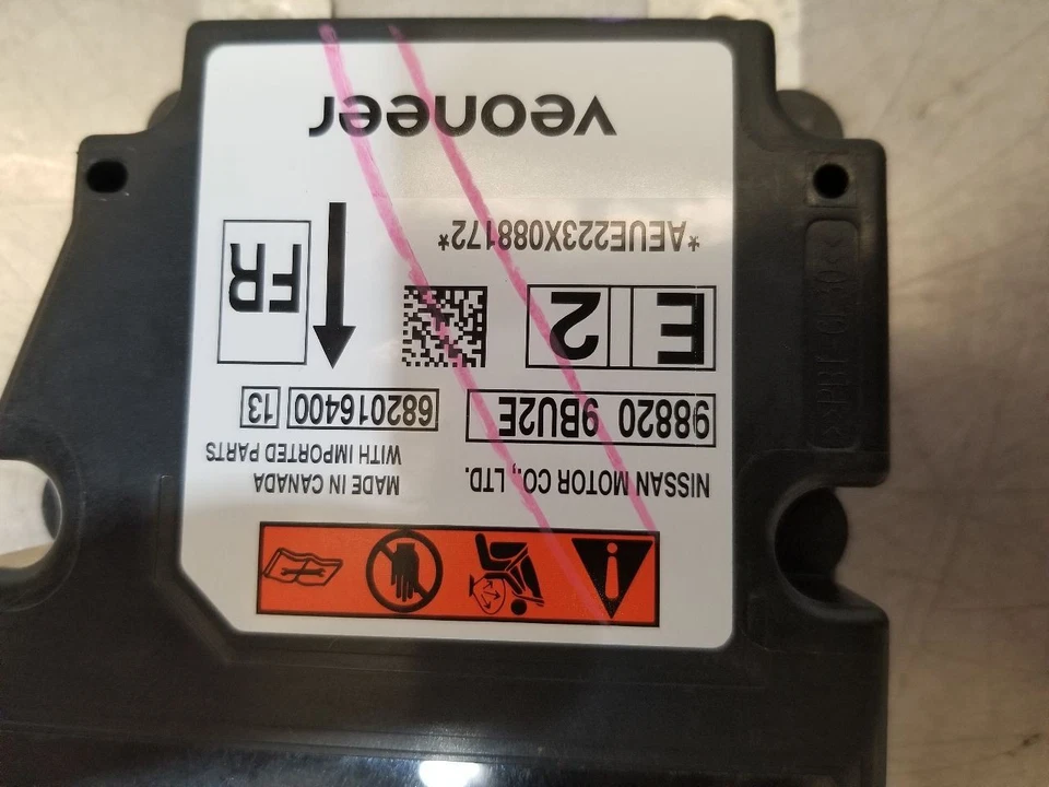 24 2024 MÓDULO DE CONTROL DE RETENCIÓN NISSAN FRONTIER S SRS 988209BU2E Foto 4 de 4