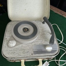 Vintage Westminster Suitcase Record Player Turntable