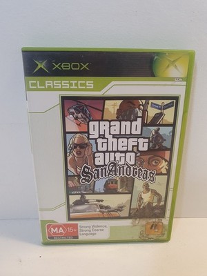 Grand Theft Auto: San Andreas, Original Xbox Game, w/ Manual, Tested and Working