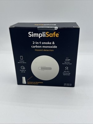 SimpliSafe Smoke & Carbon Monoxide Detector White CA002