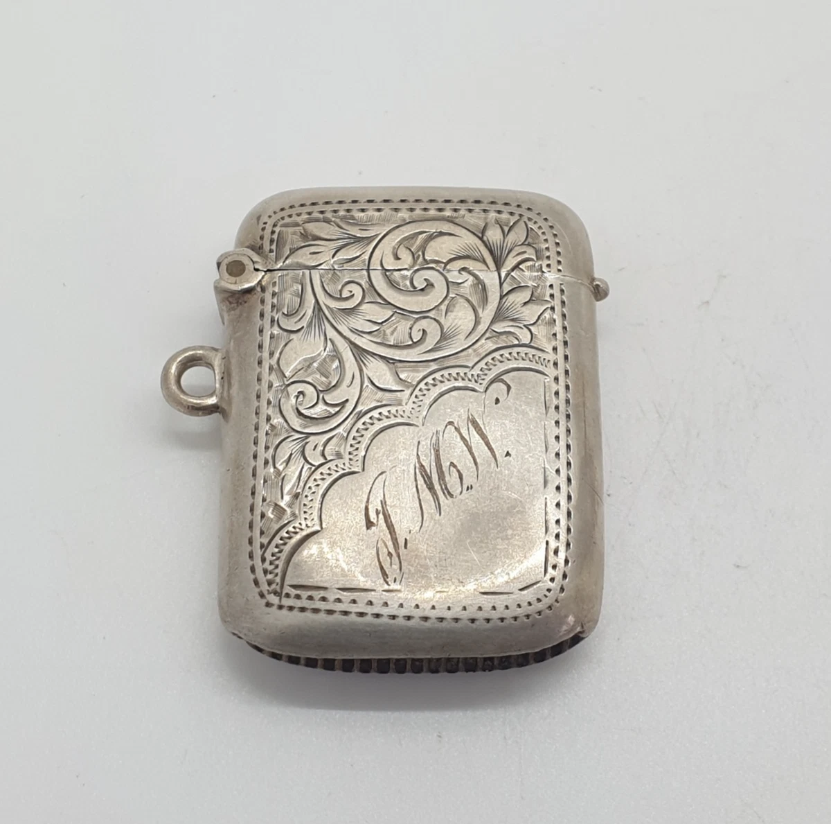 Joseph Gloster in Antique Solid Silver Cigarette & Vesta Cases for