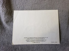 NES Blades of Steel instruction manual Nintendo Konami - Original