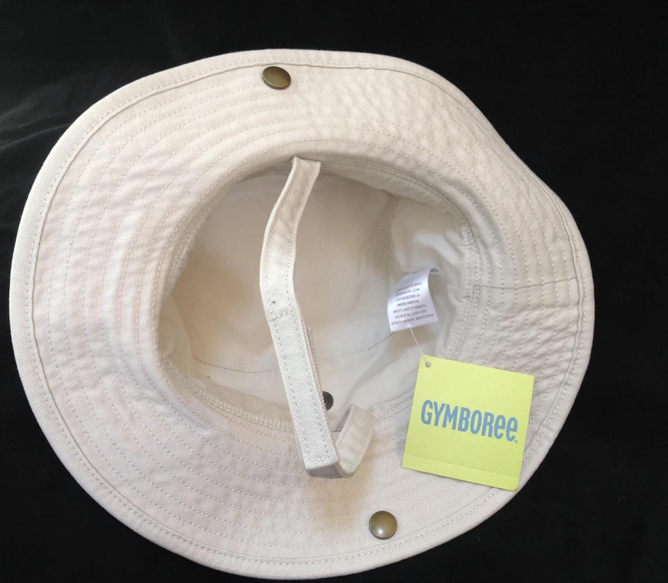 Новый с Ярлыками Vtg Gymboree мальчиков хаки сафари солнце шляпа ребенка подбородок ремень 0-12 месяцев - Изображение 4 из 4