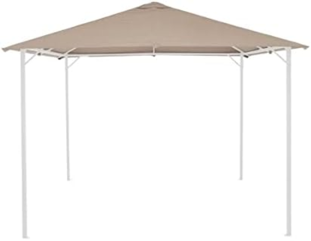 Rivestimento per tetto, colore tortora a gazebo Phoenix, 3 x 3 m, rivestimento i