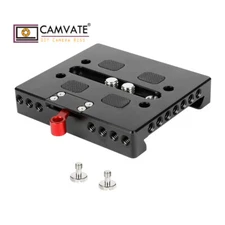 CAMVATE QR Baseplate With Locking Lever For Standard ARRI Dovetail Bridge Plate