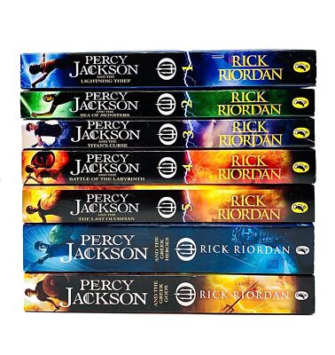 Percy Jackson Collection 7 Books Set Lightning Thief Sea of