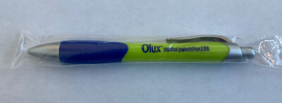LUXIQ OLUX Pharmaceutical Drug Rep Pen VERY RARE Advertising Collectible