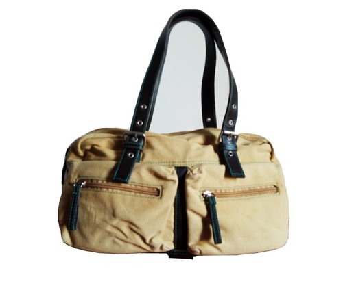 Grande borsa multitasche bicolore con tracolla e manici regolabili. | eBay