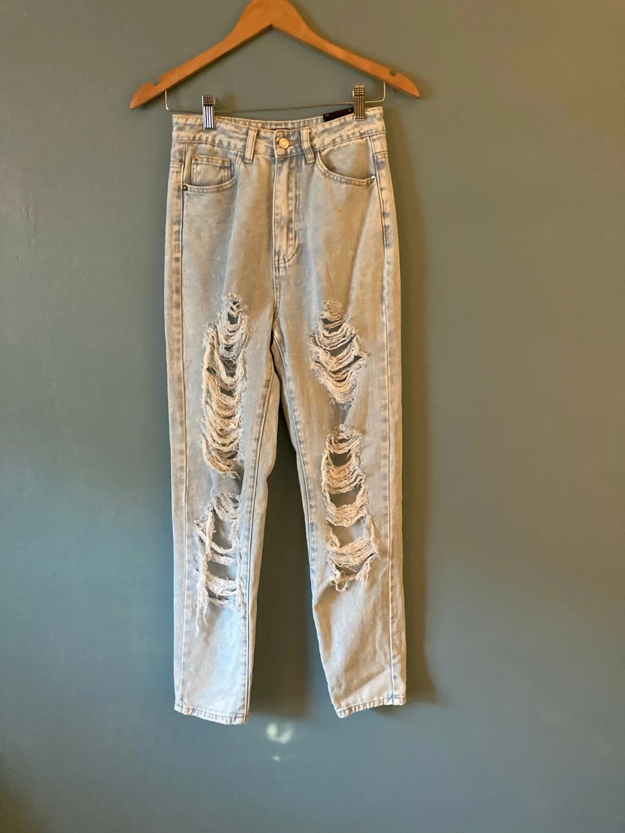 Missguided ripped sale mom jeans