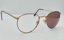 Vintage Vogue W1777 Bausch  Lomb Brown Gold Oval Metal Sunglasses FRAMES ONLY