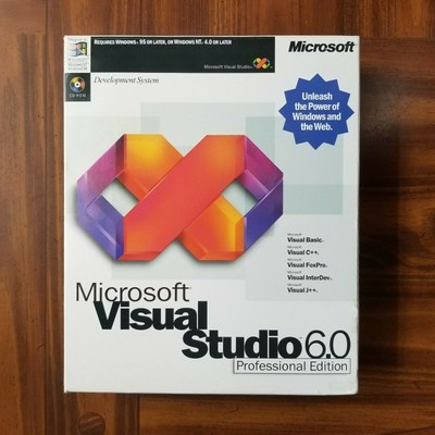 Microsoft visual Studio 6.0 professional edition (093007839353)