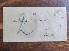 Rostock/Meklemburgia Brief Hagenow-Rostock (Poczta kolejowa?) według Alt-Strelitz