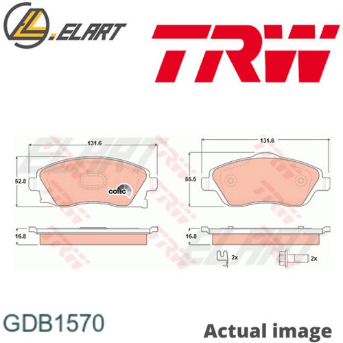 DISC BRAKE PADS SET FOR OPEL VAUXHALL HOLDEN MERIVA Z 14 XEP Z 16 SE