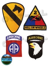 Ricamo (replica) toppa patch Americana varie Divisioni