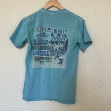 Liberty Mountain Resort T-shirt Comfort Colors Small Skiing Pennsylvania Unisex