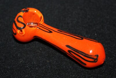 #ad 4quot; TIGGER GLASS Tobacco Smoking glass Pipe Bowl THICK glass Pipes $16.95