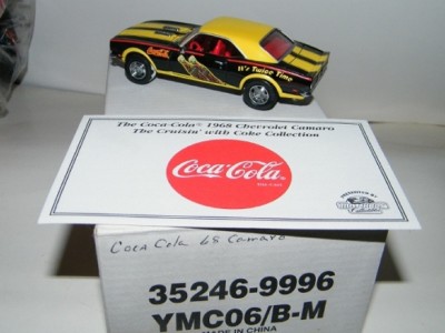 Miniature CHEVROLET CAMARO Z-28 1967 "COCA-COLA - SIGN OF GOOD TASTE" 1/43