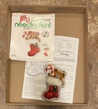 Sunset Designs Jiffy Needlepoint 3D Ornament - 5001 Jingles in a Stocking A
