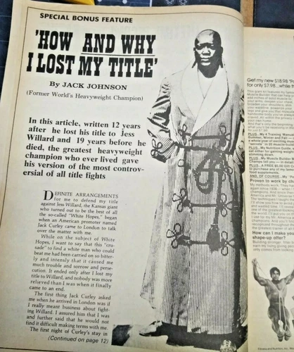 VTG Big Book of Boxing Victory Sports Series SEP 1977 MUHAMMAD ALI JACK JOHNSON - Picture 4 of 8