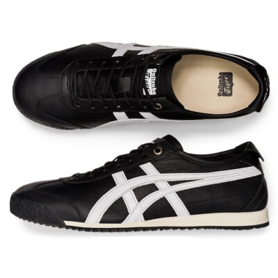 ま*ん様 Onitsuka Tiger Mexico 66 SD 1183A83 Authentic Onitsuka Tiger MEXICO 66 SD 1183A872 003 BLACK WHITE