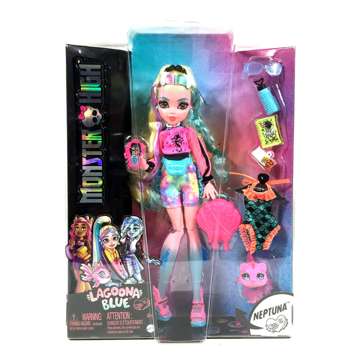 Boneca Monster High c/ Pet e Acessórios - Mattel