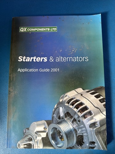 QX COMPONENTS STARTER UND LICHTMASCHINEN TEILEKATALOG 2001