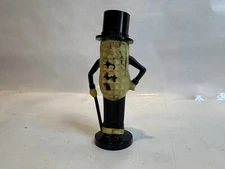 Vintage Plastic Planter's Mr. Peanut Pepper Shaker With Stopper
