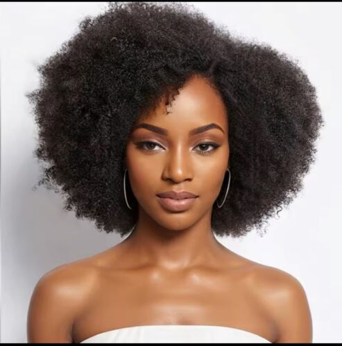 13*4*2 afro kinky wig human hair with hd lace natural hairline