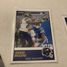 2019 Score Football #322 David Moore Seahawks