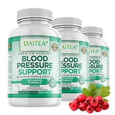 Premium Blood Pressure Support Supplement - Supports Heart Health -30/60/120Caps