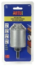 ARTU USA 02890 Hole Saw Tungsten Carbide Grit Arbor and Pilot Bit 6 piece set