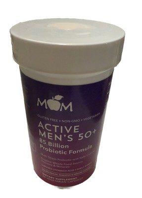 MOM Active Men s 50+ 85 Billion Probiotic Formula Dietary Supplement 60 Veg Caps
