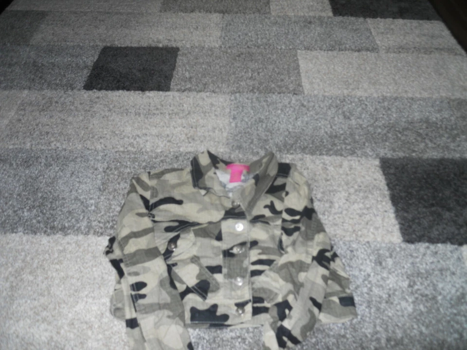 Thalia Sodi эластичной камуфляж куртка Blazer девочек размер средний 8/10 одежды - Изображение 2 из 2