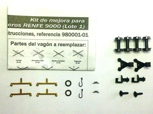 Vagones de pasajeros de escala N para modelismo ferroviario