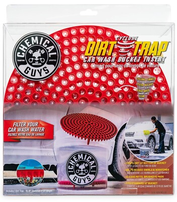 #ad Chemical Guys Dirt Trap Filter Red Removes Dirt and Debris For Cars Trucks $17.99