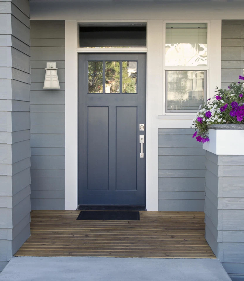 Patio Wall Lamp Dimmable LED Outdoor Light Cecilia Nickel Drop Glass 12 W - Image 2 of 2