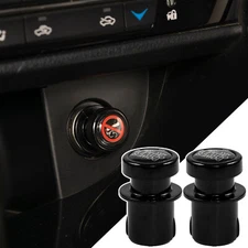 2x Car Cigarette Lighter Plug Outlet Cover Cap Socket 21MM Universal Power USA
