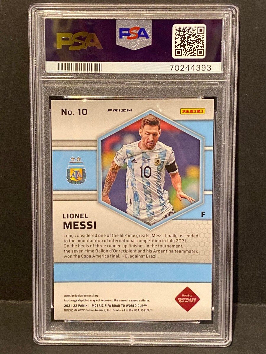 2021-22 Panini Mosaic Road to WC Qatar #10 Lionel Messi