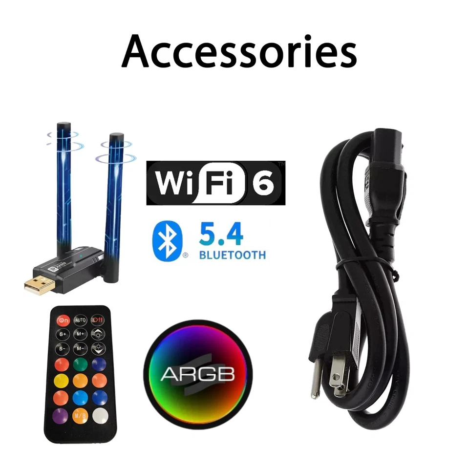 Custom Build Gaming Desktop i7 16GB RAM 512GSSD NVIDIA ARGB LED Win11 Computer - Image 2 of 4