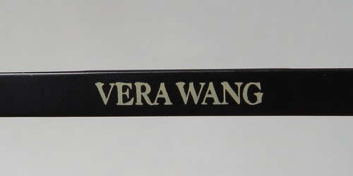VERA WANG LUXE CATLIN BLACK HALF RIM HANDMADE CAT EYE SHAPE DESIGNER EYEGLASSES - Picture 7 of 11