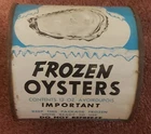 VINTAGE OYSTER CAN CRISFIELD, MD 12 OUNCE SIZE IN PICTURES - VERY NICE FOR AGE